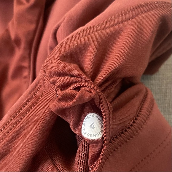 Lululemon Wunder Train Longline sports Bra Medium Support C/D Cup Date Brown 4 - Picture 9 of 9